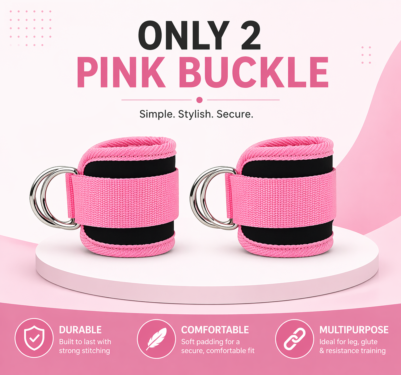 Premium Ankle Strap Bands – Fitness & Yoga