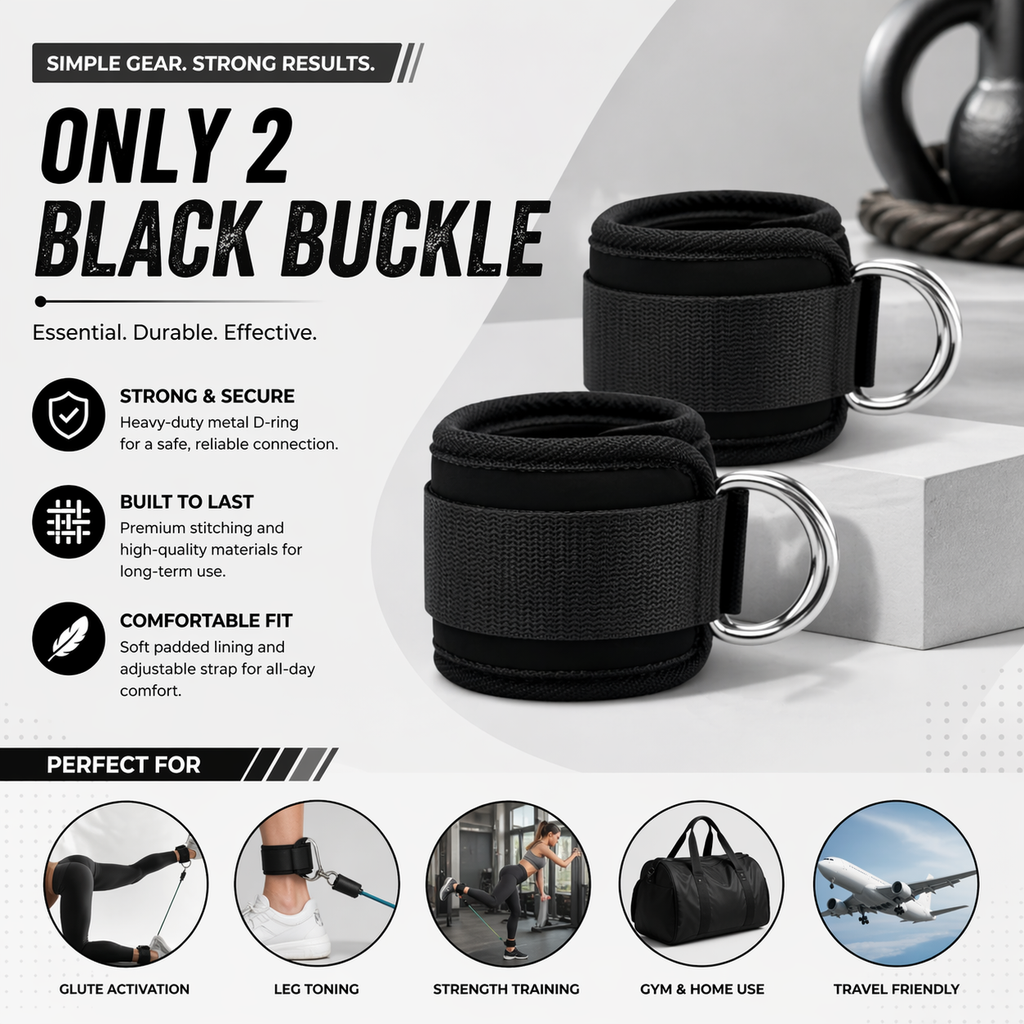 Premium Ankle Strap Bands – Fitness & Yoga