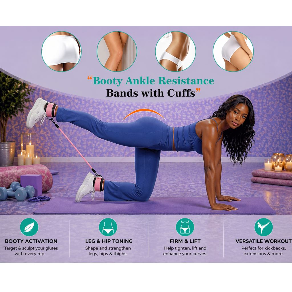 Premium Ankle Strap Bands – Fitness & Yoga